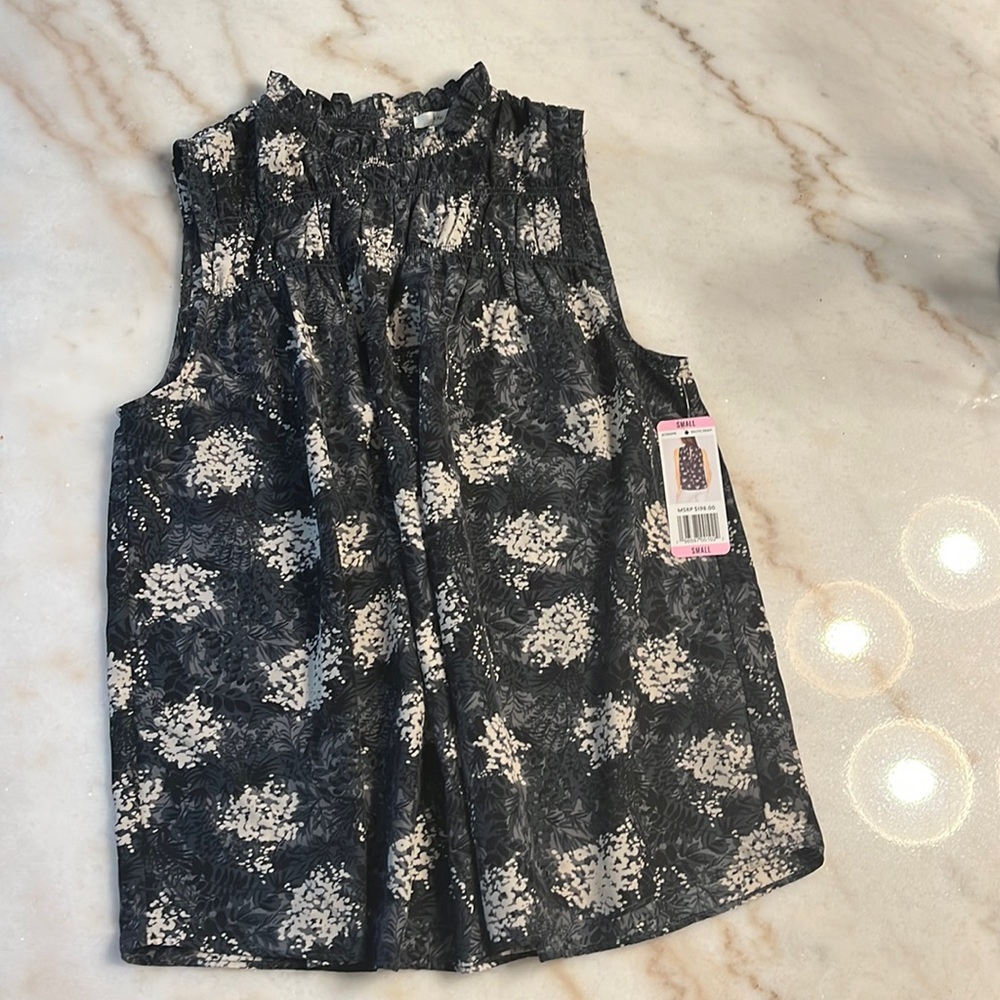 Baltic Print Sleeveless Top Size Small Brand: Joie New with tag attached